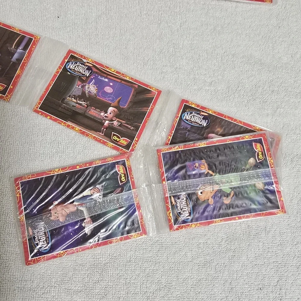 2002 Jimmy Neutron Ore-Ida Promo Cards Sealed 12 Pack Strip Lot 24 Cards NOS